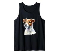 Diseño de Retrato de Perro Jack Russell Terrier Camiseta sin Mangas