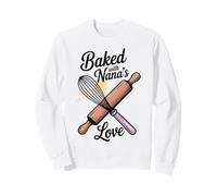 Diseño de Ropa de Cocina Baked with Nana's Love Sudadera