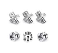 Diseño de rosca de alta precisión para montaje de cámara, adaptador de tornillo macho de 1/4 a 3/8 pulgadas para placa de liberación rápida, estabilidad, tornillo de placa de liberación rápida