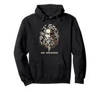 Diseño de runas germanas de mitología nórdica Sudadera con Capucha
