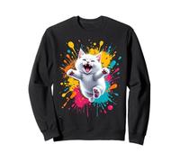 Diseño de Salto para los Amantes de los Gatos persas, Divertido Gato Persa Sudadera