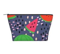 Diseño De Sandía De Frutas De Verano, Bolsa de artículos de tocador Bolsa de Maquillaje Bolsa de cosméticos Bolsa de artículos de tocador de Viaje portátil