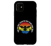 Diseño de Save The Bees Clean The Seas Plant Some Trees Carcasa para iPhone 11