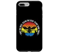 Diseño de Save The Bees Clean The Seas Plant Some Trees Carcasa para iPhone 7 Plus/8 Plus