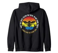 Diseño de Save The Bees, Limpia los Mares, Planta Algunos árboles Sudadera con Capucha