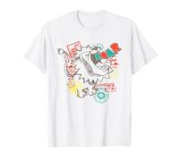 Diseño de sello de selva tribal africano con león salvaje rugiente Camiseta