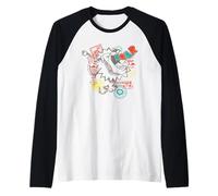 Diseño de sello de selva tribal africano con león salvaje rugiente Camiseta Manga Raglan