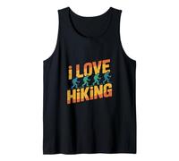 Diseño de Senderismo al Aire Libre I Love Hiking Camiseta sin Mangas