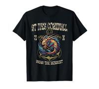 Diseño de Serpiente Marina de St. Ives Cornwall Seas The Moment Camiseta