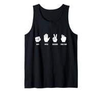 Diseño de Sierra de Mesa de Tijeras de Papel de Roca para carpinteros Camiseta sin Mangas