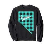Diseño de Silueta a Cuadros de Nevada Home Sudadera
