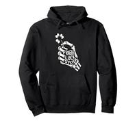 Diseño de Sistema de Suerte frágil declaración Oscura y gótico Sudadera con Capucha