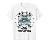 Diseño de Snowmageddon Survivor Extreme Winter Storm Camiseta