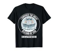 Diseño de Snowmageddon Survivor Extreme Winter Storm Camiseta
