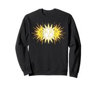 Diseño de Sol Dividido, estético Antiguo, Vaporwave, vanguardista, Envejecido Sudadera