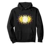 Diseño de Sol Dividido, estético Antiguo, Vaporwave, vanguardista, Envejecido Sudadera con Capucha