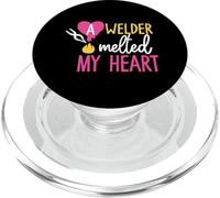 Diseño de soldadura para esposa o novia de un soldador PopSockets PopGrip para MagSafe