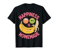 Diseño de Sonrisa de plátano Hecho en casa Camiseta