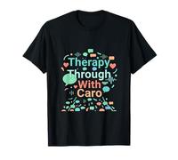 Diseño de Soporte de comunicación de Terapia a través de la atención Camiseta