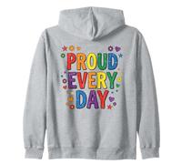 Diseño de Soporte LGBTQ+ de arcoíris Orgulloso de Todos los días Sudadera con Capucha