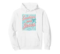 Diseño de Sunshine and Jesus Christian Beach Faith Sudadera con Capucha