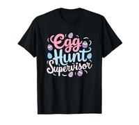 Diseño de supervisor de caza de huevos de Pascua para fiesta de Pascua a juego Camiseta