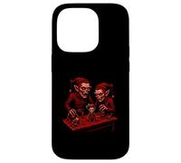 Diseño de Taller de Creepy Zombie Christmas Elves Carcasa para iPhone 14 Pro