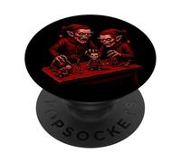 Diseño de Taller de Creepy Zombie Christmas Elves PopSockets PopGrip Adhesivo