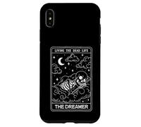 Diseño de Tarot Esqueleto The Dreamer Living Dead Life Carcasa para iPhone XS MAX