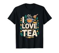 Diseño de Taza I Love Tea Honey Leaves Camiseta