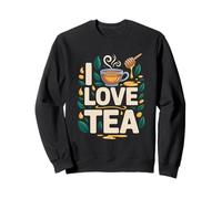 Diseño de Taza I Love Tea Honey Leaves Sudadera