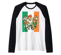 Diseño de Temporada de Rugby Team Spirit Camiseta Manga Raglan
