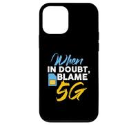 Diseño de teoría de la conspiración de ondas 5G Carcasa para iPhone 12 mini