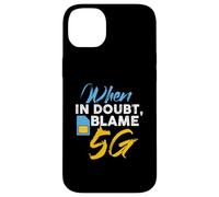 Diseño de teoría de la conspiración de ondas 5G Carcasa para iPhone 14 Plus