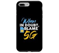 Diseño de teoría de la conspiración de ondas 5G Carcasa para iPhone 7 Plus/8 Plus