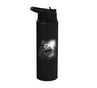 Diseño de terror de rape de aguas profundas oscuras Stainless Steel Insulated Water Bottle