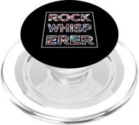 Diseño de Texto ilustrado Rock Whisperer PopSockets PopGrip para MagSafe