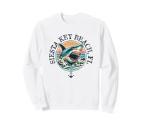 Diseño de Tiburones de Siesta Key Beach FL Sudadera