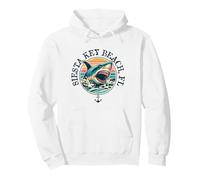 Diseño de Tiburones de Siesta Key Beach FL Sudadera con Capucha