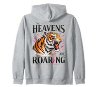 Diseño de Tigre Feroz de The Heavens Are Roaring Sudadera con Capucha