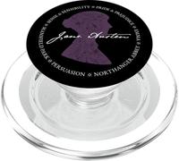 Diseño de títulos de Libros de Jane Austen Persuasion Pride PopSockets PopGrip para MagSafe