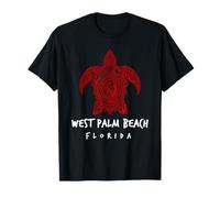 Diseño de Tortuga Marina de West Palm Beach Florida West Palm Beach FL Camiseta