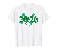 Diseño de trébol de la Suerte para la celebración de Shamrock St Patricks 2026 Camiseta