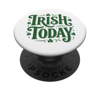 Diseño de trébol Vintage de Irish Today PopSockets PopGrip Adhesivo