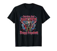 Diseño de Tributo a la Libertad de Servicio y Sacrificio Camiseta