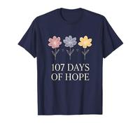 Diseño de Tributo Floral de 107 Days of Hope Camiseta