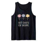 Diseño de Tributo Floral de 107 Days of Hope Camiseta sin Mangas