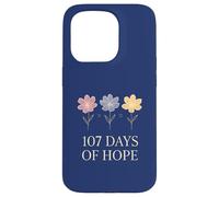 Diseño de Tributo Floral de 107 Days of Hope Carcasa para iPhone 15 Pro