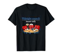 Diseño de Turno de Noche Solo para Enfermeras de Midnight Council Camiseta