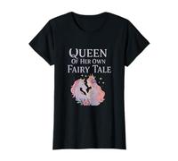 Diseño de Unicornio de Cuento de Hadas de la Reina de su Propio Cuento de Hadas Camiseta